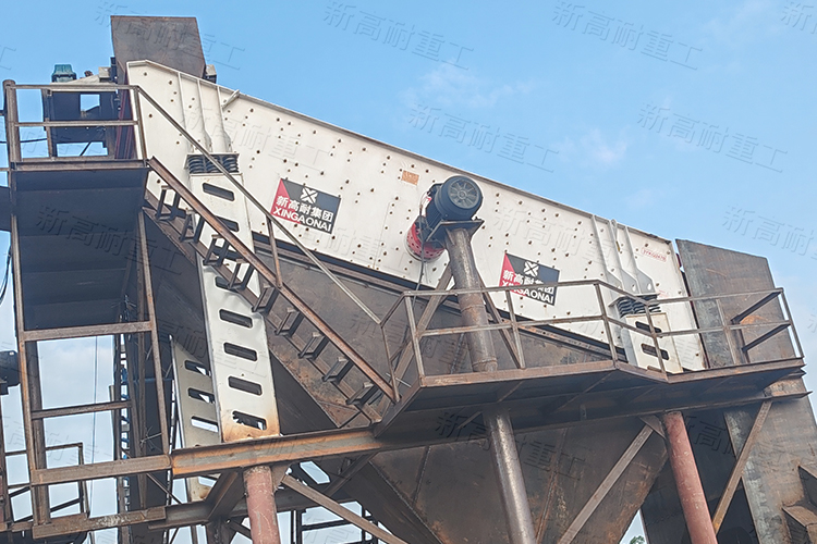 Cambodia 200 tph fine sand and gravel aggregate production line