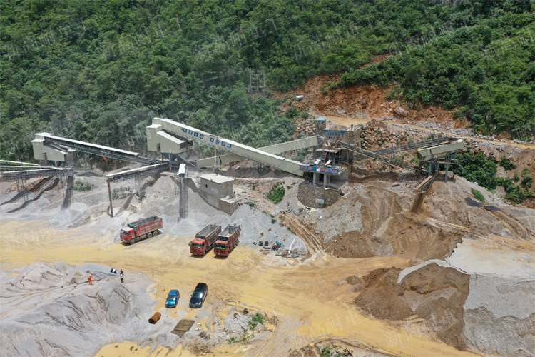 500 tph production line in Baise City, Guangxi Province